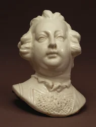 Un buste blanc de Chelsea de William Augustus, duc de Cumberland