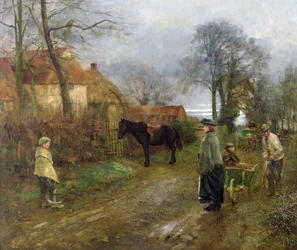 Un chemin de campagne