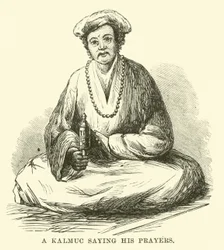 Un Kalmouk priant