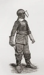 Un cavalier léger du temps d
