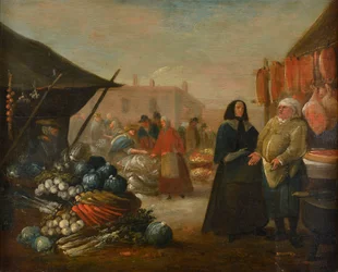 Une scène de marché