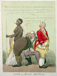 Une paire de larges fonds