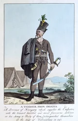Un Pandour de Croatie