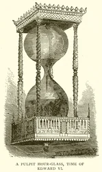 Sablier de chaire, époque d