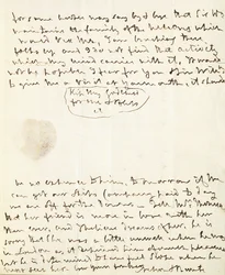 Lettre autographe signée à Lady Hamilton, 1801