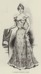 Une robe de soirée élégante