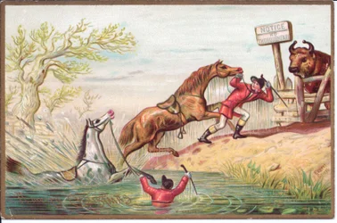 Carte de Noël victorienne d