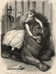 Une Una moderne; Une jeune et belle maniaque dans la cage d