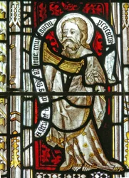 Une fenêtre nord représentant Saint Jude