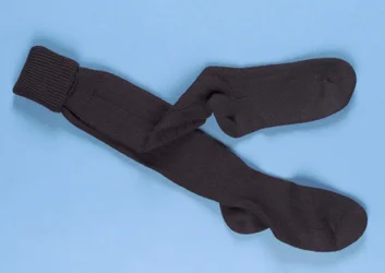 Paire de longues chaussettes de football en laine