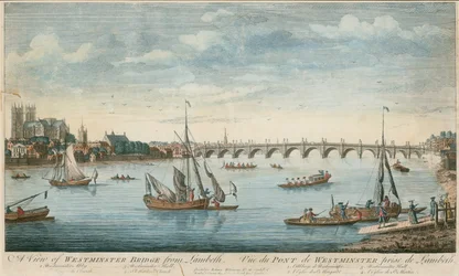 Vue du pont de Westminster depuis Lambeth