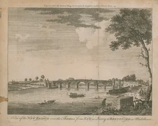 Vue du nouveau pont sur la Tamise