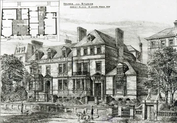 Abbey Place, St. Johns Wood, de The Building News, 18 janvier 1878