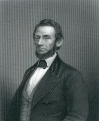Abraham Lincoln, gravé par H. C. Balding, 19ème siècle