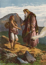 Abraham offrant Isaac en sacrifice