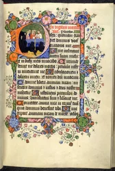 Vigiles des morts (Office des morts), avec quadrata gothique, des Heures et Psautier de Bedford