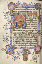 Début du Psaume 80; initiale 