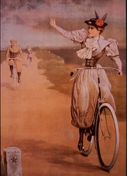 Publicité pour les bicyclettes Humber, vers 1898