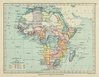 Afrique (lithographie couleur)