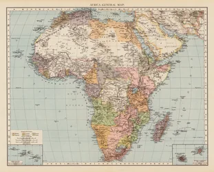Afrique, Carte générale