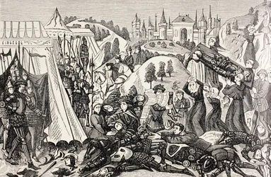 Après la bataille de Hastings, vers 1880