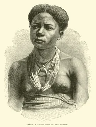 Akera, une jeune fille du Gabon