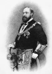 Albert Edward, prince de Galles, extrait de « The History of Freemasonry », volume I, publié par Thomas C. Jack, Londres, 1883
