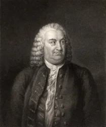 Albert de Haller, gravé par W. Holl, de 