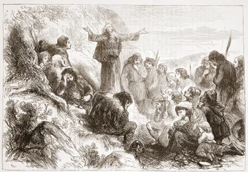 Adorateurs albigeois sur les rives du Rhône, illustration de L
