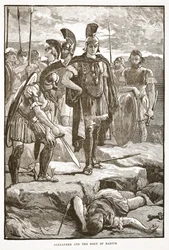 Alexandre et le corps de Darius
