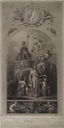 Allégorie de la ville de Londres avec l