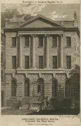 Maison de la société amicale, Serjeants Inn, Fleet Street, Londres