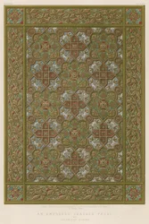 Panneau en cuir embossé