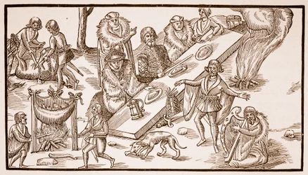 Un banquet irlandais, 1581