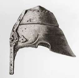 Un casque nasal du début du XIIe siècle, tiré de L