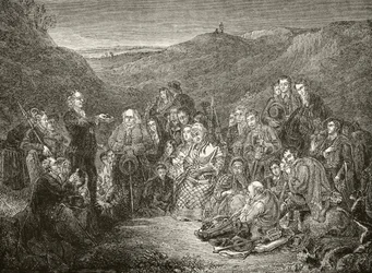 Réunion en plein air des Covenanters écossais, tirée de 