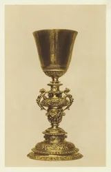 Ancien calice doré