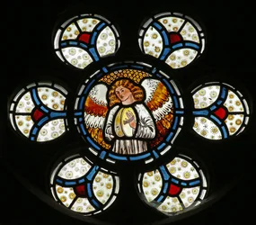 Ange avec des cymbales