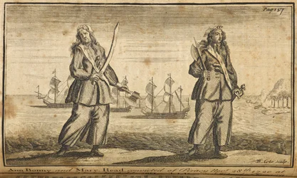 Ann Bonny et Mary Read pirates