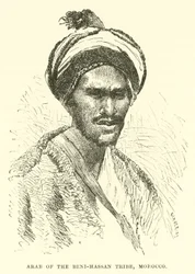 Arabe de la tribu Beni-Hassan, Maroc