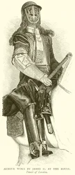 Armure portée par Jacques II à la Boyne