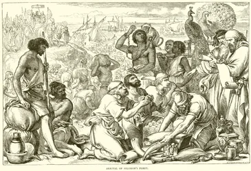 Arrivée de la flotte de Salomon