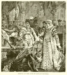 Arrivée du duc d