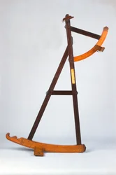 Bâton arrière (lignum vitae et buis)