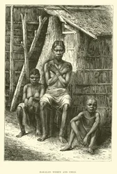 Femmes et enfant Bakalais