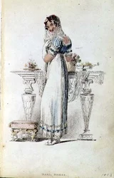 Robe de bal, planche de mode de l