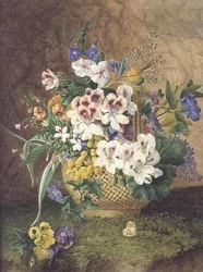 Panier de fleurs