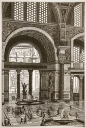 Les thermes de Caracalla (restaurés)