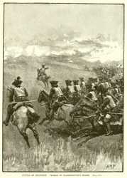 Bataille de Blenheim : Charge de la cavalerie de Marlborough