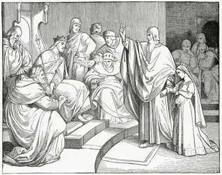 Béatrice conduite à la Diète pour ses fiançailles, 1882